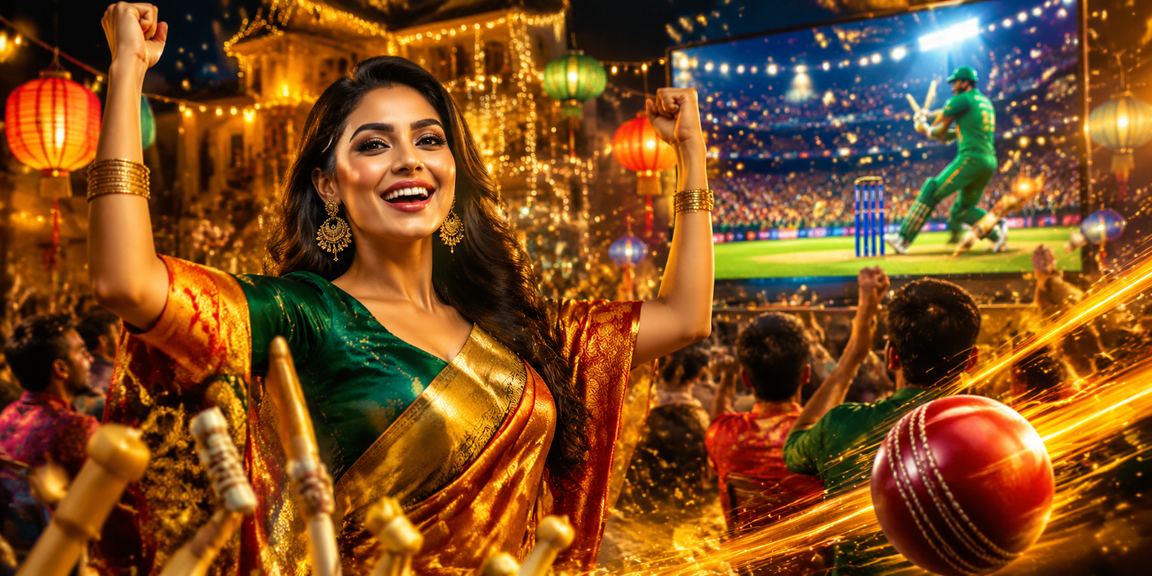 রংপুরে শাড়ি পরা একজন নারী মোবাইলে ক্রিকেট বেটিং করছেন